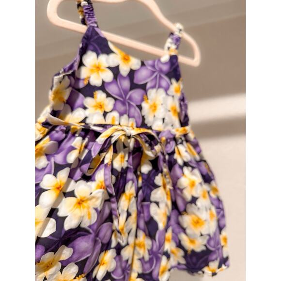 Pacific Legend Dress 12-18 mo Hawaiian Girls Purple Hibiscus Made In Hawaii - Picture 13 of 14